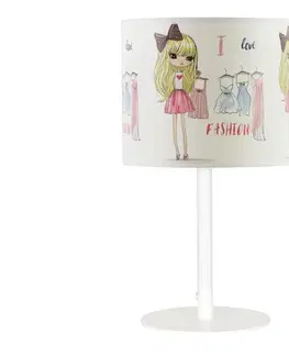 Lampy  Detská stolová lampa GIRLS VIBES 1xE27/60W/230V pr. 18 cm Milujem módu H0980