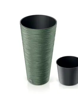 Kvetináče a truhlíky NABBI DFRH300 plastový kvetináč 30 cm zelená