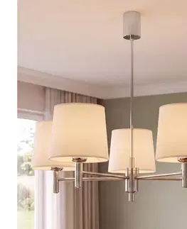 Svietidlá BRILAGI - Luster na tyči MONTE 5xE27/60W/230V krémová/lesklý chróm 8590828053484