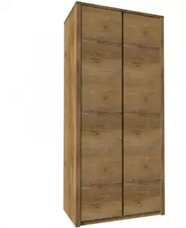 Šatníkové skrine Skriňa Montana S2D dub lefkas