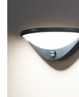 Svietidlá Eglo 97312-LED Vonkajšie svietidlo so senzorom BELCREDA LED/9,3W/230V IP44 97312