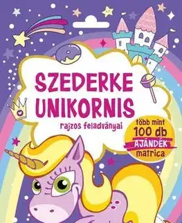 Pre deti a mládež - ostatné Szederke Unikornis - Rajzos feladványai
