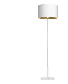 Lampy  Stojacia lampa ARDEN 1xE27/60W/230V biela/zlatá 3453