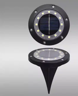 Solárne dekoračné lampy Solárna lampa Sagita Dyski x4 46833