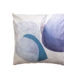 Dekoračné obliečky Dekoračná obliečka 45x45cm Jewell Bielo modrá TiaHome