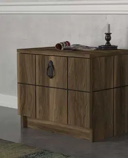 Nočné stolíky LUST nočný stolík, orech