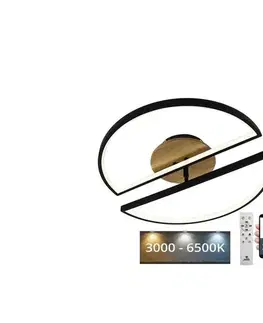 Svietidlá  LED Stmievateľné stropné svietidlo LED/75W/230V 3000-6500K + diaľkové ovládanie TA1303/BW