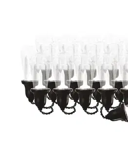 LED osvetlenie  LED vonkajšia dekoratívna svetelná reťaz 16 × LED, 8,6 m, IP44, studená biela DCPW04