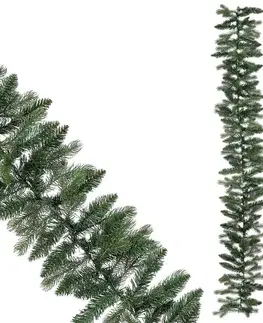 Vianočné dekorácie Vianočná smreková girlanda, 180 cm, zelená
