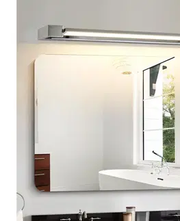 Kúpeľňové zrkadlá BRILAGI-LED Kúpeľňové osvetlené zrkadlá AQUA LINE LED/24W/230V 90 cm IP44 lesklý chróm BRI320