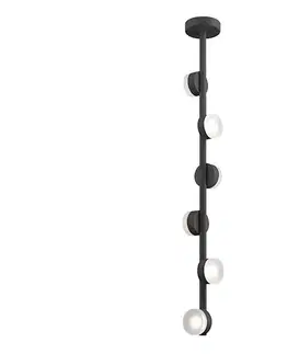 Svietidlá  140017 - LED Luster na tyči COMFORT 6xLED/5W/230V čierna 140017