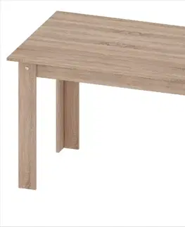 Jedálenské stoly VALENT jedálenský stôl 140x80, dub Sonoma