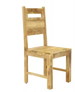 Jedálenské stoličky Stolička Manu indický masív mango