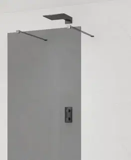 Sprchové dvere Sprchová zástena Walk-in 120 cm SAT vo farbe profilu Gun metal SATBWI120KSZAVGM SATBWI120KSZAVGM