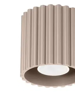 Svietidlá  SL.1814 - Bodové svietidlo AURA 1xGU10/10W/230V 10 cm taupe SL.1814