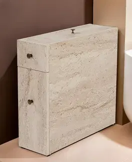 Kúpeľňové skrinky Kúpeľňová skrinka Calencia - Travertine