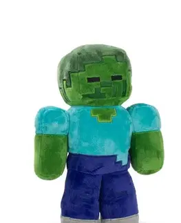 Plyšové a textilné zvieratká BARRADO MINECRAFT plyšová hračka - Zombie zelený