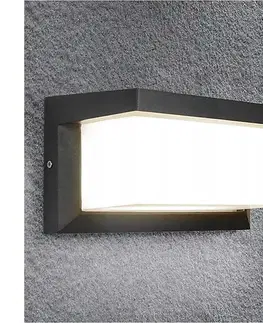 Svietidlá  Vonkajšie nástenné svietidlo NEELY 1xE27/60W/230V IP54 antracit SKU013604