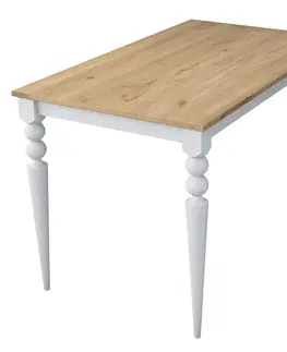 Jedálenské stoly TIGO jedálenský stôl, orech/biela
