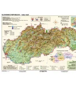 Učebnice - ostatné Slovenská republika - naša vlasť - A3 karta