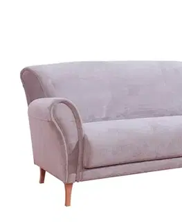 Sedacie súpravy PYKA Bella trojsedačka drevo D0233 / púdrová (Fresh 9)