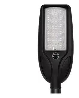 LED osvetlenie  LED stmievateľná solárna pouličná lampa so senzorom VENICE 100W/6000 mAh IP65 čierna + DO EKO2514