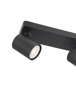 Svietidlá Redo 04-470 - Bodové svietidlo CAMEO 2xGU10/35W/230V čierne 04-470