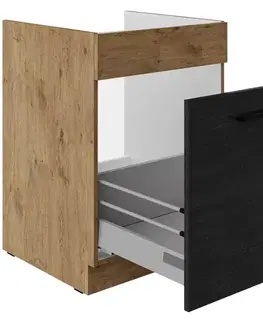 Kuchynské skrinky stojace Kuchynská skrinka Vigo dark 60ZL 1S BB