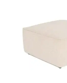 Taburety a podnožky Puf Lora Pouffe - Peach