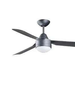 Ventilátory BAYSIDE 531017 - Stropný látor MEGARA 2xE14/15W/230V antracit + DO 531017