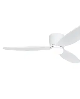 Stropné ventilátory Stropný ventilátor biely 132 cm vrátane LED stmievateľný s diaľkovým ovládaním - Sofio