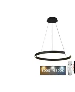 Svietidlá  LED Stmievateľný luster na lanku LED/70W/230V 3000-6500K + diaľkové ovládanie J4326/B