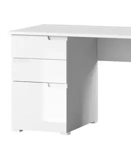 Kancelárske, písacie a PC stoly Szynaka PC stolík SELENE 15 |  biela