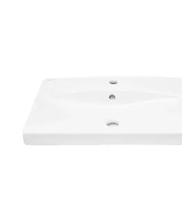Umývadlá Umývadlo SAT Brevis 60x45 cm otvor pre batériu uprostred SATBRE6045S SATBRE6045S