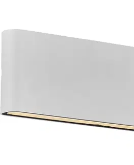 Svietidlá Nordlux - LED vonkajšie nástenné svietidlo KINVER LED/10W/230V IP54 biela 2118181001