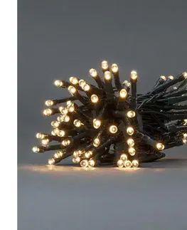 LED osvetlenie  CLBO96 - LED reťaz 96xLED/7 funkcií/3xAA 7,7m IP44 teplá biela CLBO96