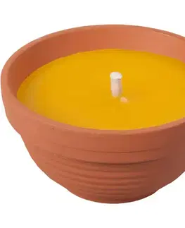 Ochrana proti hmyzu Sviečka Citronella žardinky s knôtom 130g d9x5cm