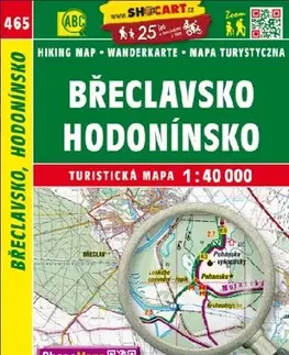 Turistika, skaly Břeclavsko, Hodonínsko - SC 465, 1:40 000