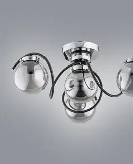 Moderné lampy do obývačky Luster Pastelka chróm 28414 LW4