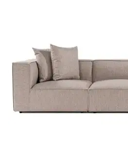 Pohovky a gauče Trojmiestna pohovka Sora 3 - Sand Beige