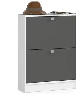 Botníky Botník NER60, biely / šedý