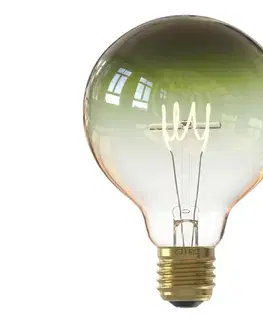 LED osvetlenie  LED stmievateľná žiarovka FILAMENT G125 E27/4W/230V 1800K zelená 8712879147015