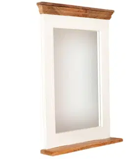 Zrkadlá Zrkadlo Agni 60x90 indický masív mango