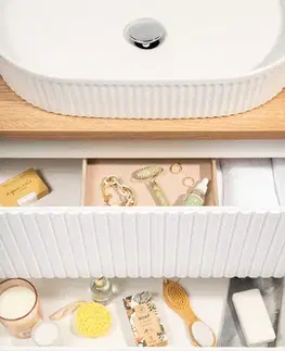 Kúpeľňový nábytok Comad Nova White skrinka 60x39x57 cm závesná kúpeľňová skrinka pod umývadlo biela NOVA WHITE 82-60-2D