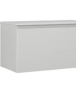 Kúpeľňový nábytok MEXEN/S - Orio kúpeľňová skrinka pod umývadlo 90 cm s doskou, 1 šuplík, sivá mat 91A10-09047-1-BFC62