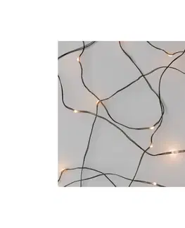 Vianočné dekorácie  LED Vonkajšia vianočná reťaz NANO 40xLED 9m IP44 teplá biela ZY1921T