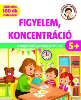 Príprava do školy, pracovné zošity Figyelem, koncentráció - Iskolaérettséget fejlesztő füzet