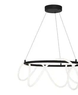 Svietidlá Zuma Line 20006PL-BK - LED Luster na lanku BALBO LED/58W/230V 3000/4000/6000K 20006PL-BK