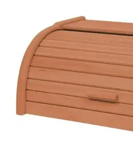 Dózy na potraviny Kinekus Chlebník drevený 40x30x19cm, mix farieb