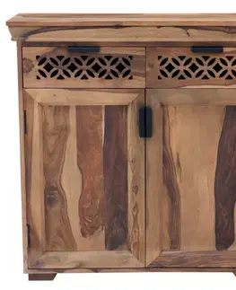 Komody Komoda Mira 90x90x45 indický masív palisander